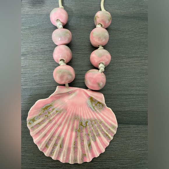 porcelain necklace and earrings handmade locally 🥰 - Picture 2 of 4